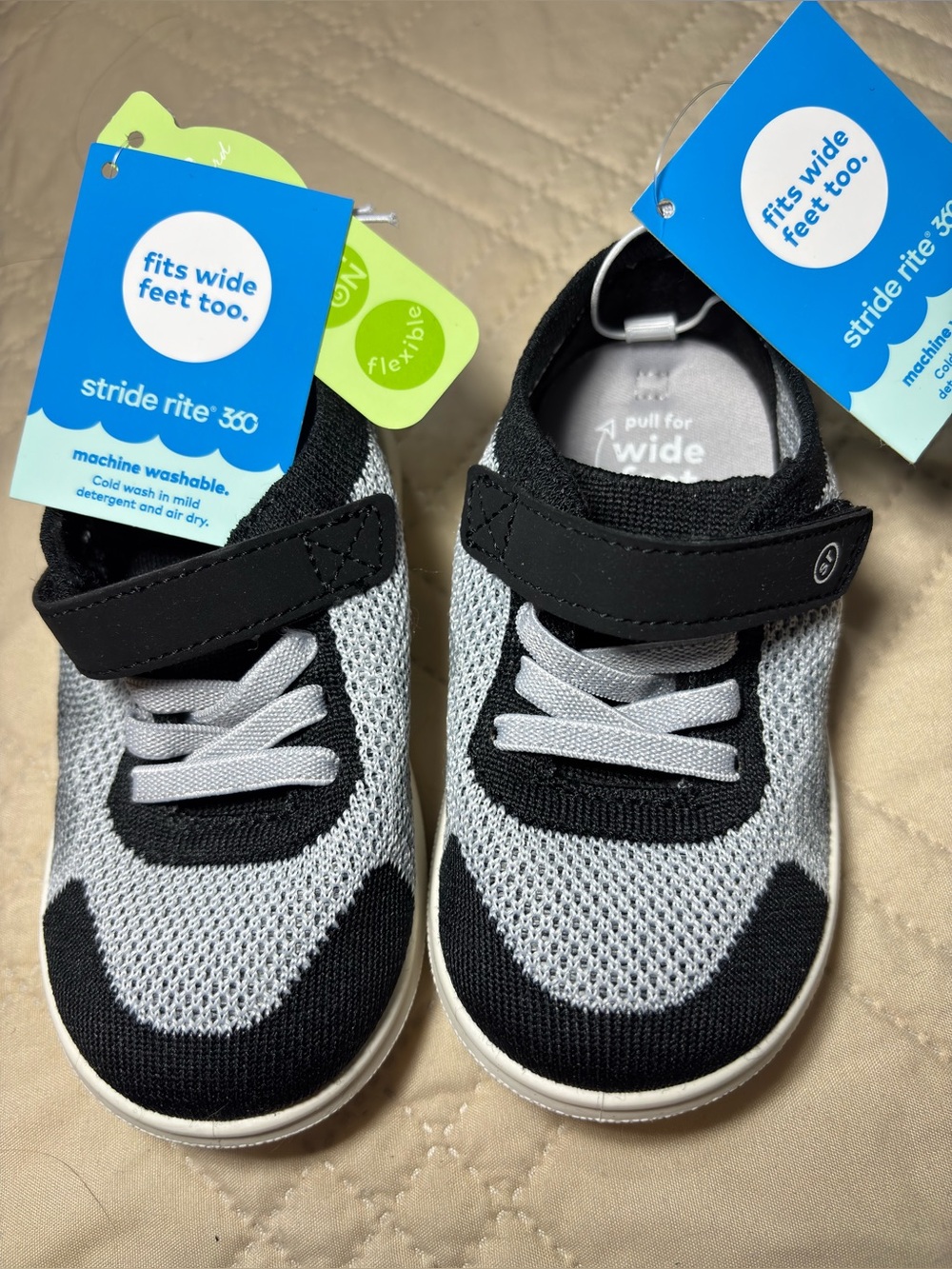 Stride Rite size 6 Blue and Gray Sneakers
